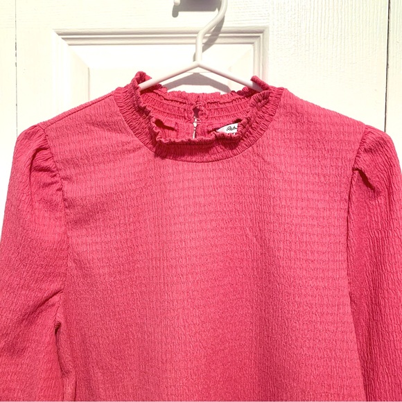 REITMANS Pink Textured Long Sleeved Top - Picture 3 of 5